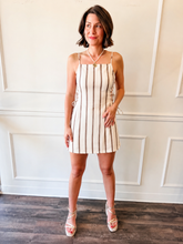 Aurelia Stripe Mini Dress by Lucy Paris