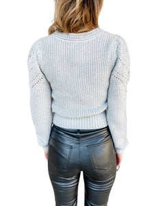 Irene Silver Sweater