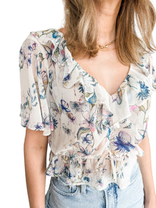 Brighton Floral Blouse by Steve Madden