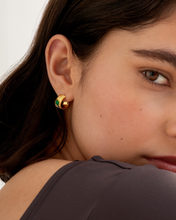 Birthstone Hoop Earring