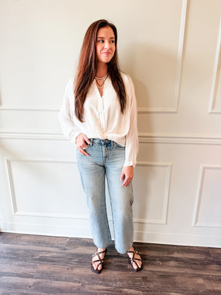 Effortless Chic Twist Blouse