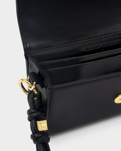 Arden Braided Black Mini Bag by Katie Loxton