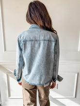 Thea Shrunken Denim Shacket