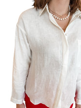 Coastal Classic Linen Button Up