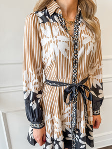 Harvest Haze Pattern Dress