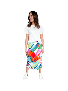 Amaya Abstract Midi Skirt