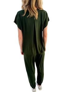 Misa Dark Green Jumpsuit