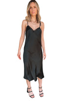 Betty Black Slip Dress
