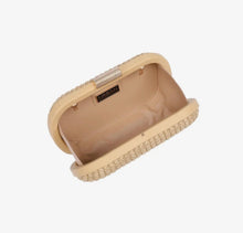 Alix Natural Straw Evening Clutch