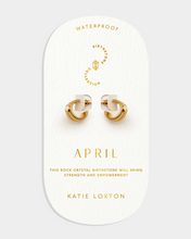 Birthstone Hoop Earring