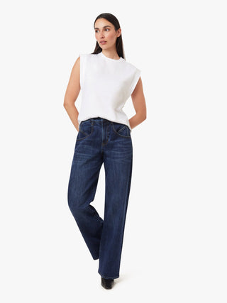 Blaine Dark Wash Straight Leg Jeans by Habitual