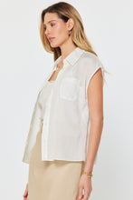 Current Air Coastal Layered Blouse-White