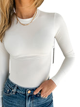 Soft Serve White Seamless Long Sleeve Top