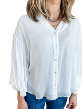 Paris Elevated Puff Sleeve Blouse