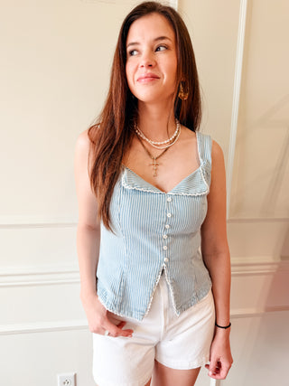 Sweetest Thing Pinstripe Top