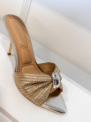 The Golden Riviera Knot Heel