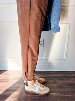 Palmer Chocolate Barrel Pants