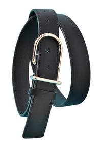 Asymmetrical Wired D Buckle Belt