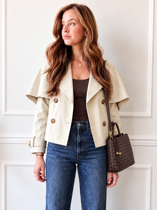 City Stroll Cape Trench Jacket by Habitual