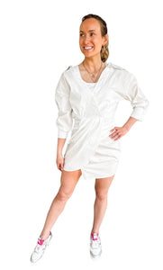 Weslie White Shirt Dress