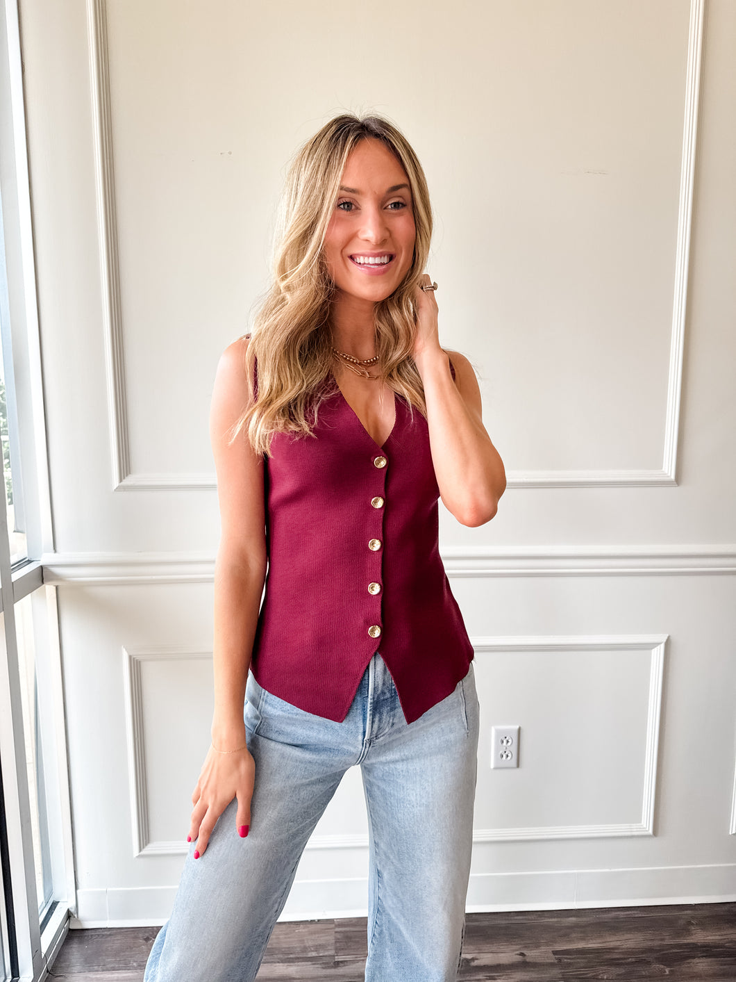First Down Wine Vest