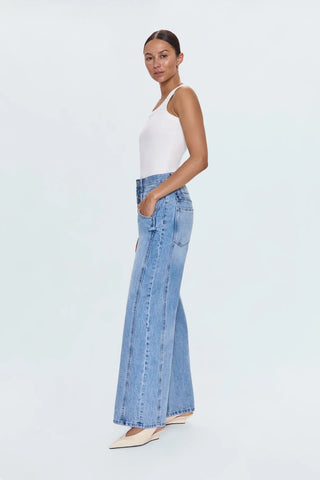 Caleb High Rise Stacked Waist in Era by Pistola