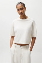 Mae Cropped Tee-Soft White by Pistola