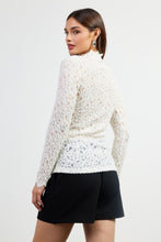 Lovely in Lace Mock Neck Top