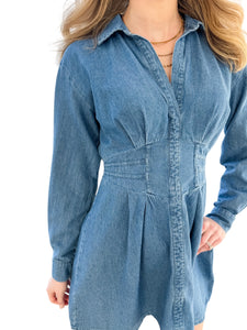 Aria Denim Dress by Steve Madden