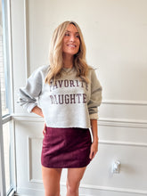 The Cropped Collegiate Sweatshirt by Favorite Daughter