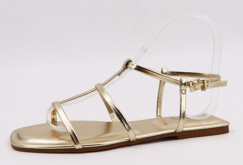 Token Gold Strappy Sandals