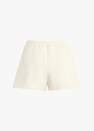 The Favorite Daughter Embroidered Sweat Short in Gardenia