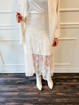 Whispered Romance Lace Skirt