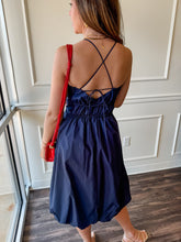 Ella Navy Bubble Dress