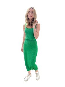 Kavala Green Skirt Set