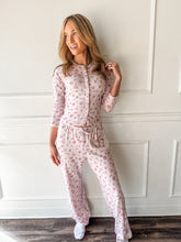 Merry Mornings PJ Set Holly Red and Pink