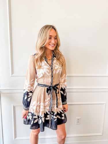 Harvest Haze Pattern Dress