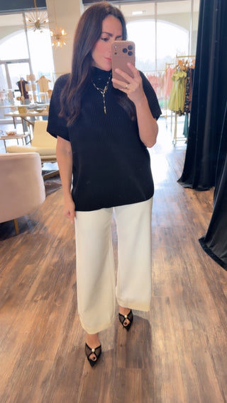 Harper Ivory Wide Leg Pant