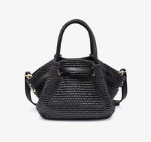 Selena Straw Crossbody Chocolate