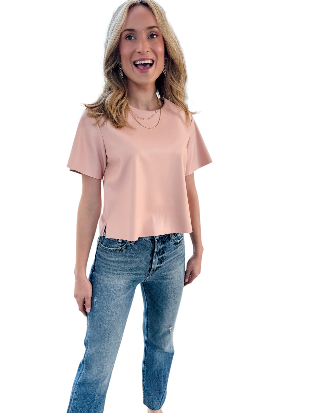 Ezra Top in Rose by Steve Madden