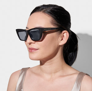 Catalina Sunglasses in Black by Katie Loxton