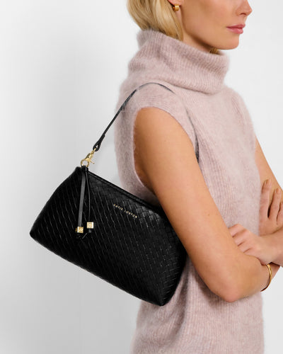 Nova Woven Texture Clutch by Katie Loxton