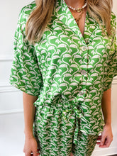 Feel Fresh Green Satin Set