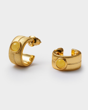 Birthstone Hoop Earring