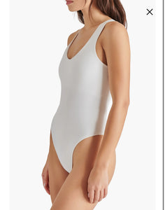 Lyra White Bodysuit by Steve Madden