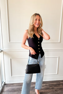 First Down Black Vest