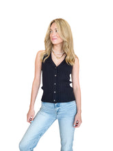 Simple and Chic Sleeveless Sweater