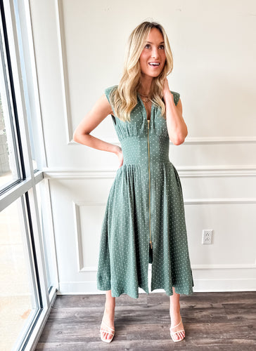 Sage Lane Polka Dot Dress by Reset by Jane
