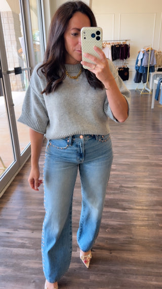 The Cashmere Club Sweater Grey by Habitual