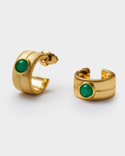 Birthstone Hoop Earring